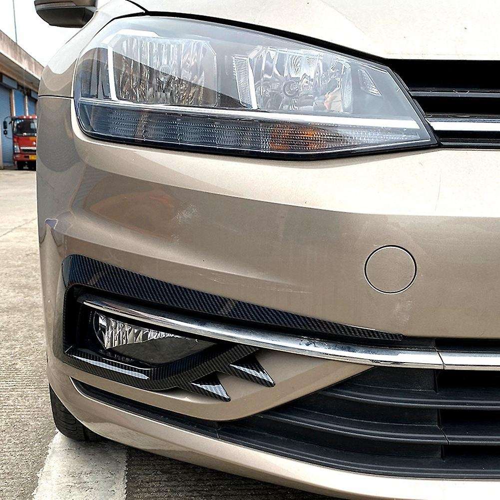 Carbon Fiber Eyebrow Eyelid Trim Cover For-vw Golf 7.5 Mk7.5