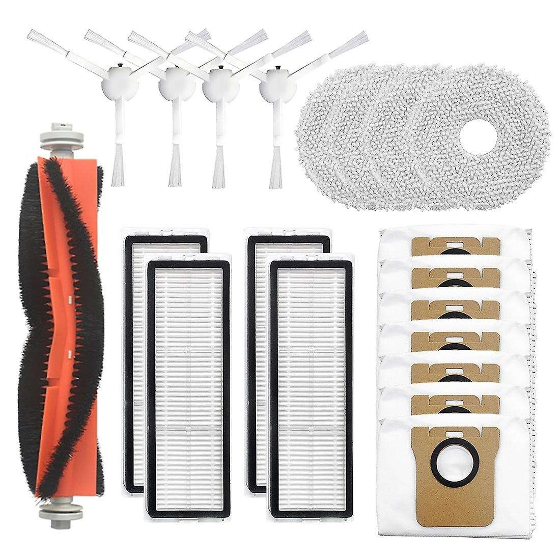 For Mijia Sweeping Robot Main Brush,side Brush + Filter+dust Bag+mop