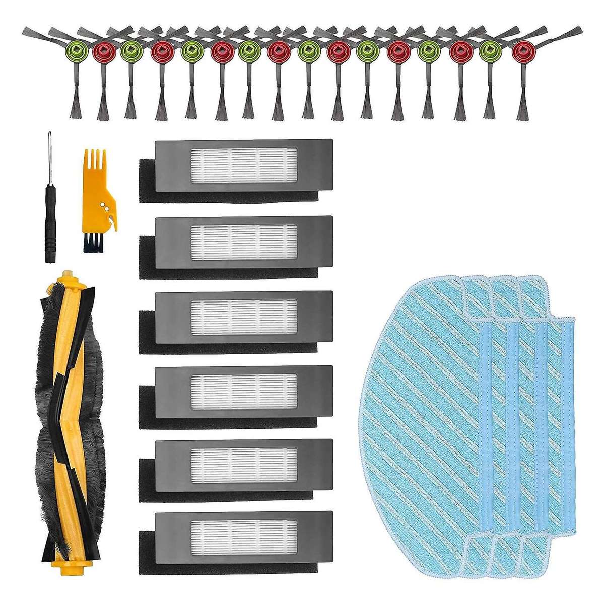 For Ecovacs Deebot Ozmo T8 T8 Aivi Roller Brush Filter Edge Brush