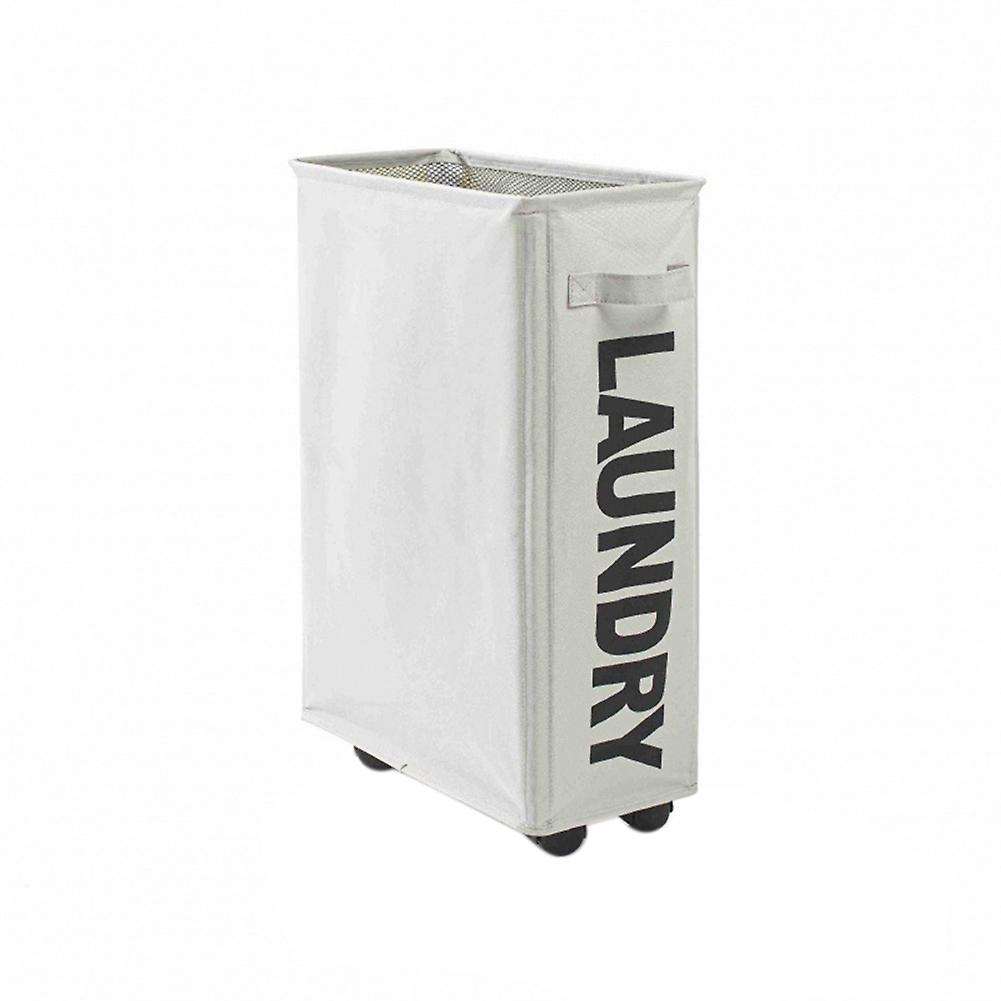 Oxford Laundry Basket with Wheels Multi-functional Corner Slim-b