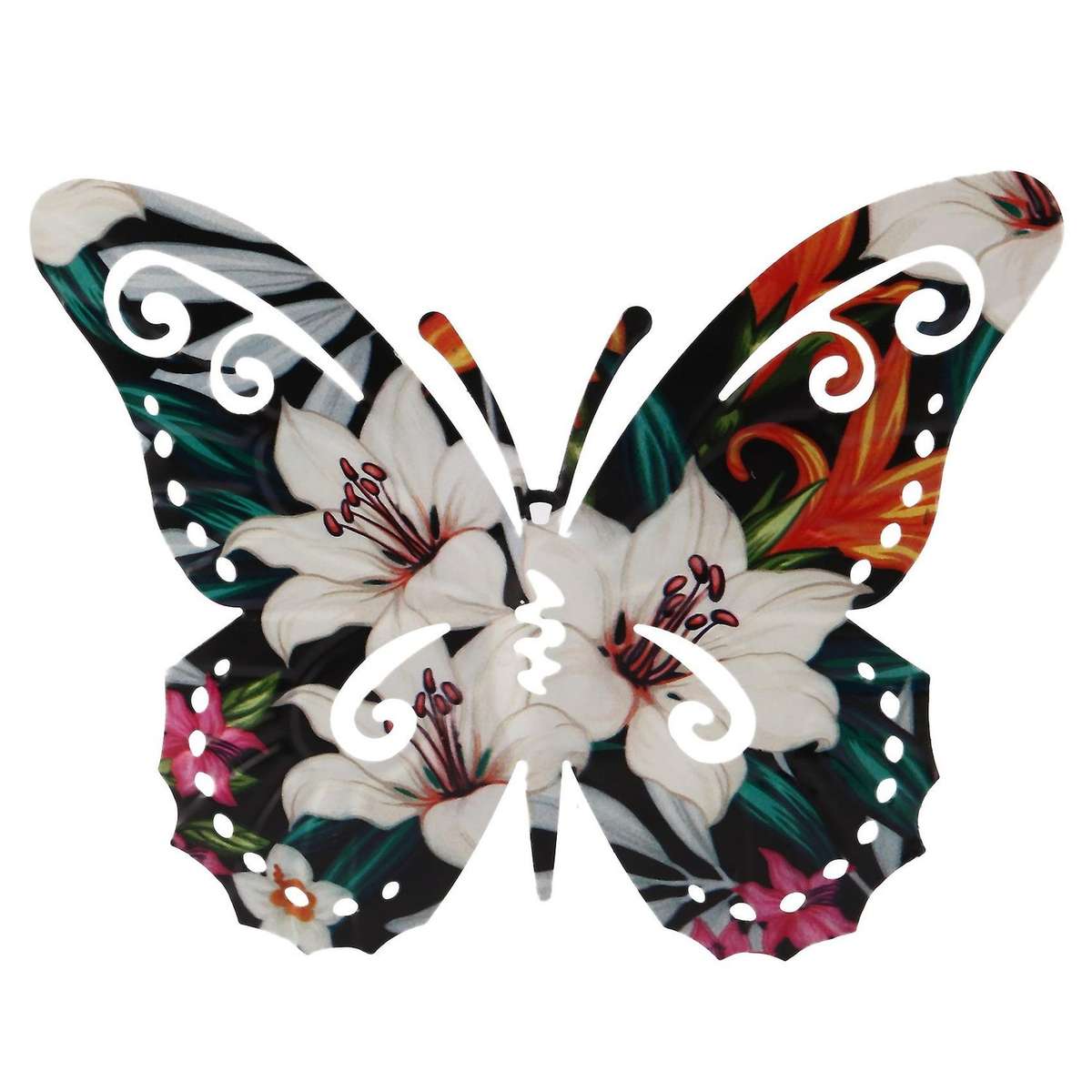 4pcs Metal Butterfly Wall Art Decor Sculpture Indoor Outdoor Ornament