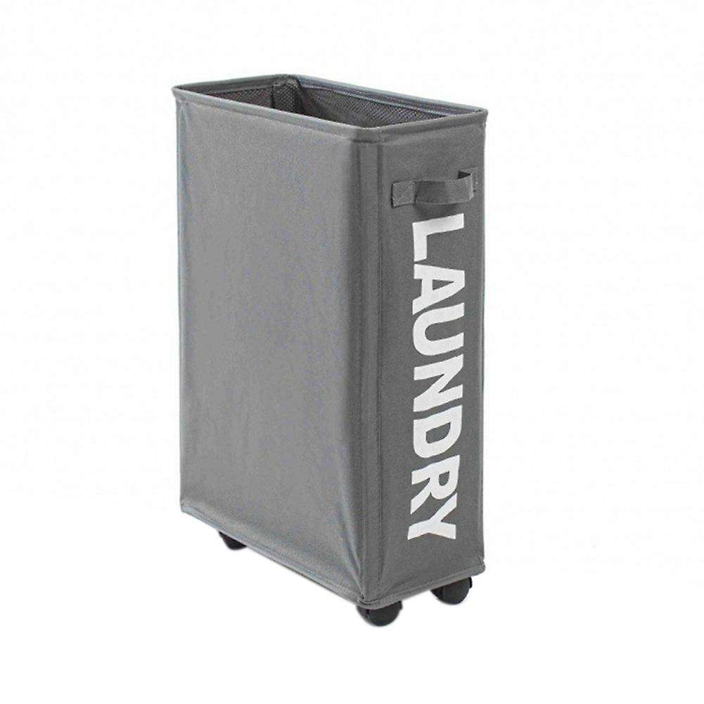 Oxford Laundry Basket with Wheels Multi-functional Corner Slim-c