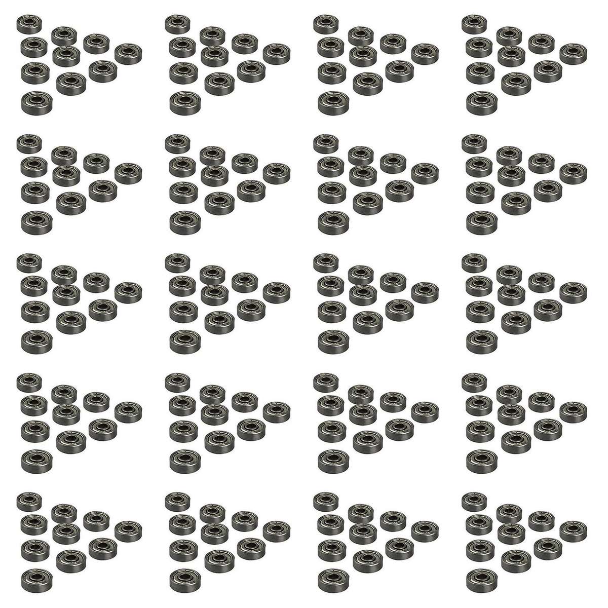10pcs 625zz Single Row Deep Groove Radial Ball Bearing 16x5x5mm