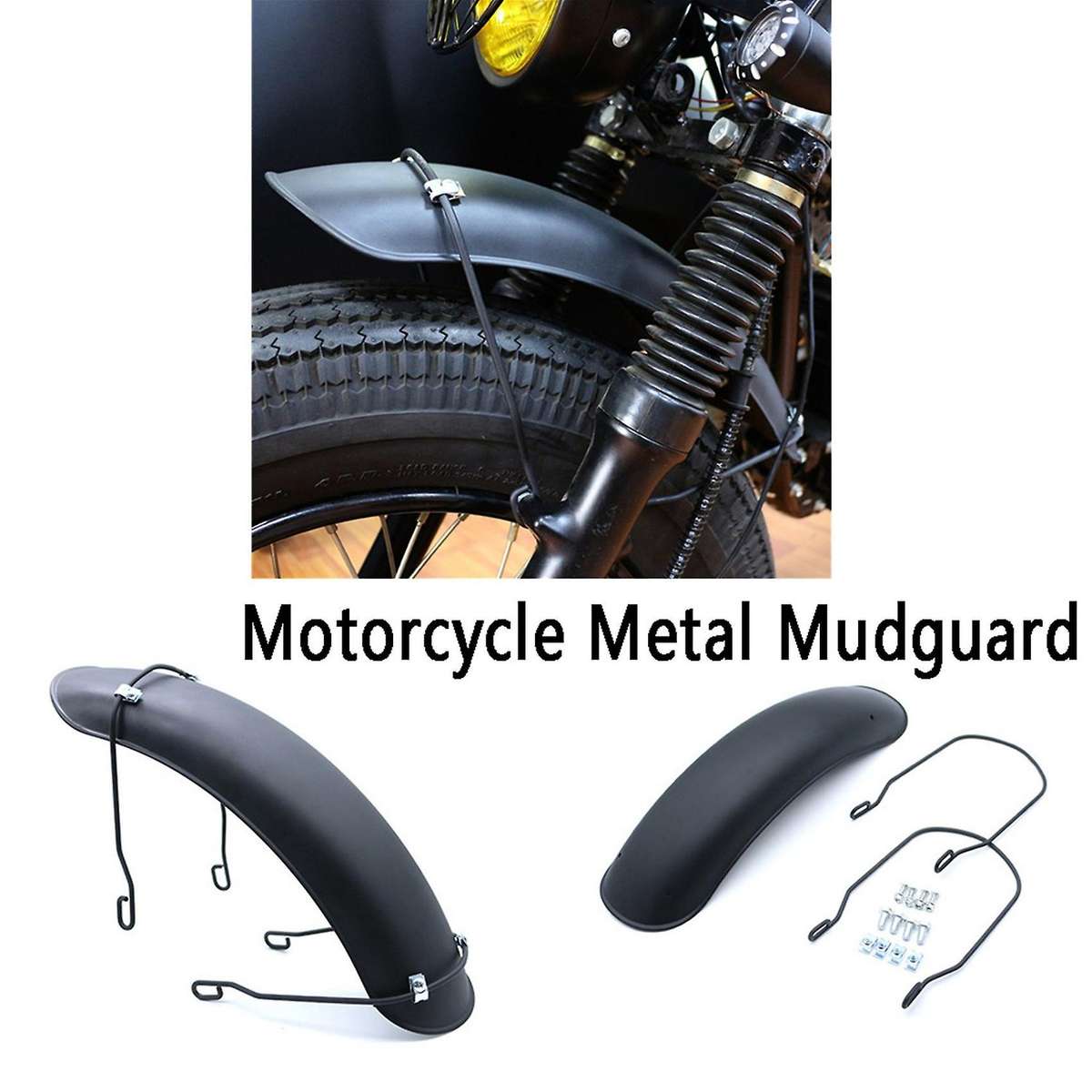 Motorcycle Front Fender Metal for Bobber Honda Cg125 Cafe Racer