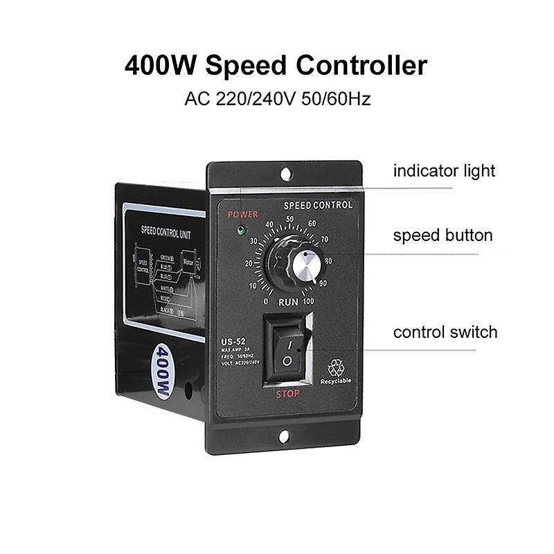 400w Motor Speed Controller Ac 220v Motor Speed Regulator Controller
