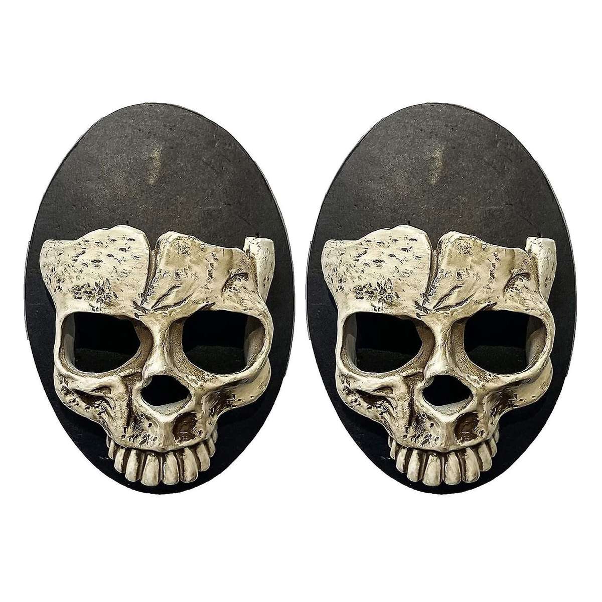 2pcs Halloween Skull Sconce Candle Holder,gothic Skeleton Wall Decor