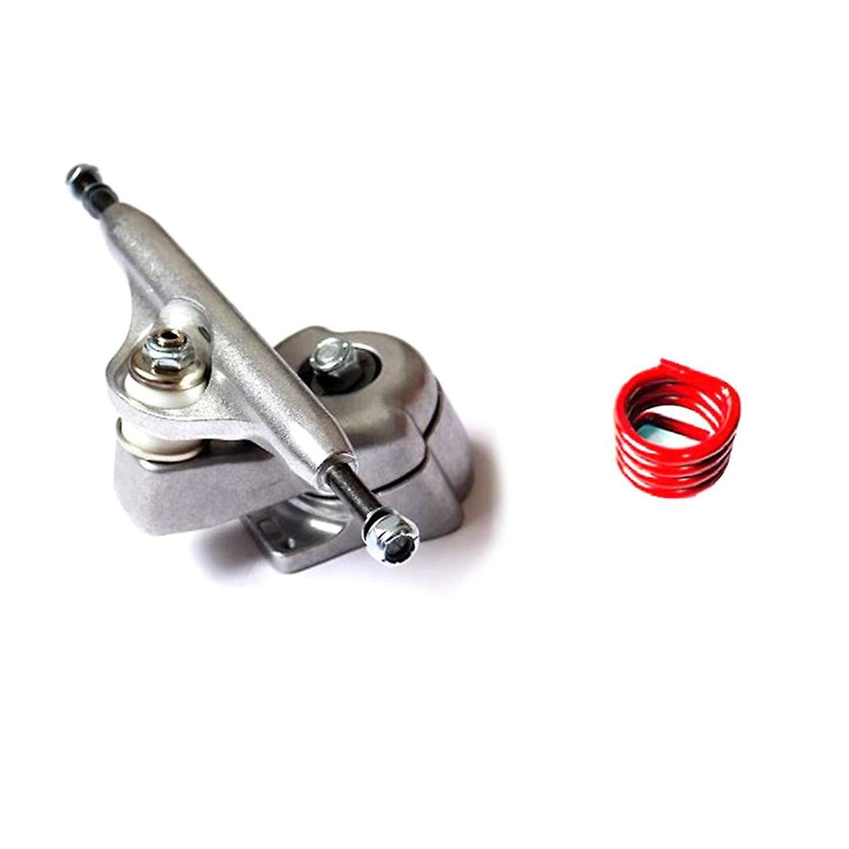 Surf Skate Trucks Integrated Bracket for Yow Meraki,silver+red Spring