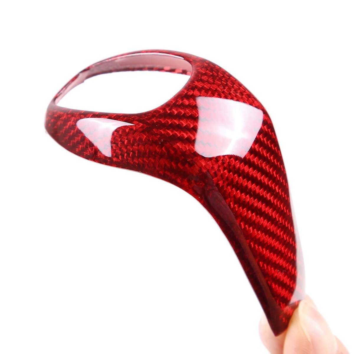 Real Carbon Fiber Gear Shift Head Cover Fit For-bmw 1 Series 2 Series