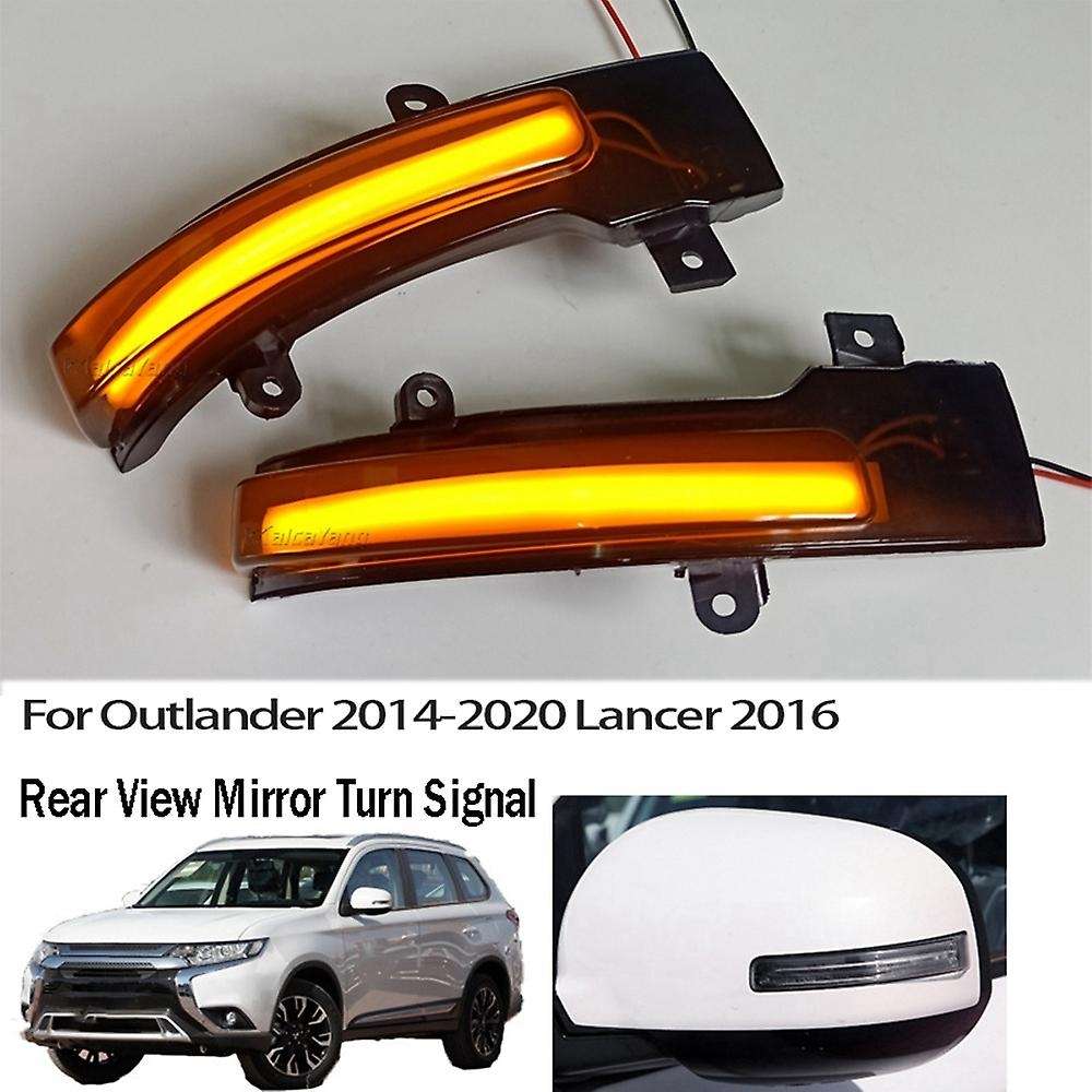 1 Pair Rear View Mirror Led Light Indicator for Mitsubishi Outlander