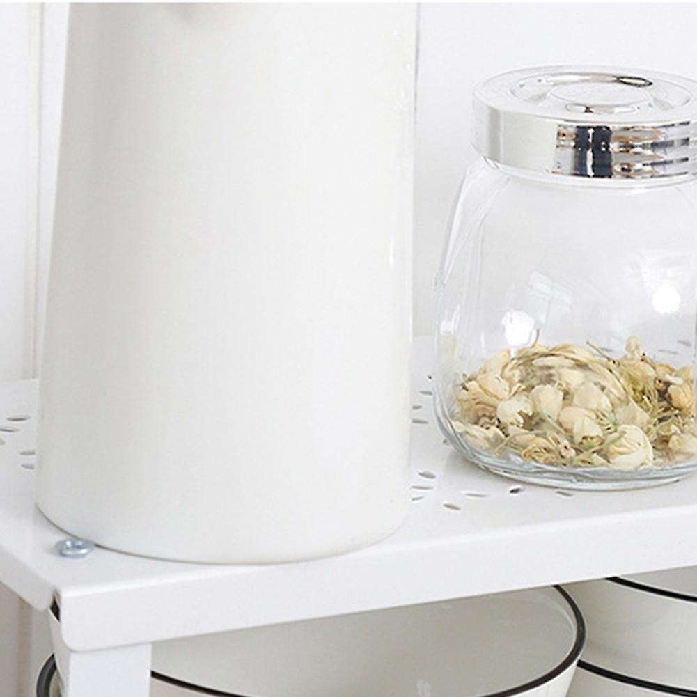 Kitchen Storage Rack Tools Holders Double Layer Spice Bottle Shelves