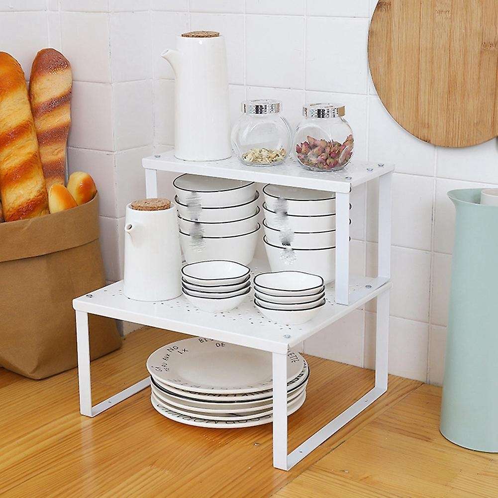 Kitchen Storage Rack Tools Holders Double Layer Spice Bottle Shelves