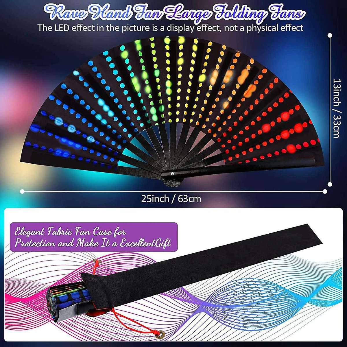 4 Pieces Hand Fan Folding Fans Craft Hand Fans