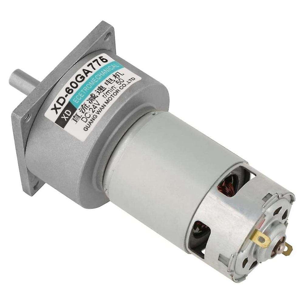 35w Dc Gear Speed Adjustable Large Torque Motor Cw/ccw(24v 50rpm)