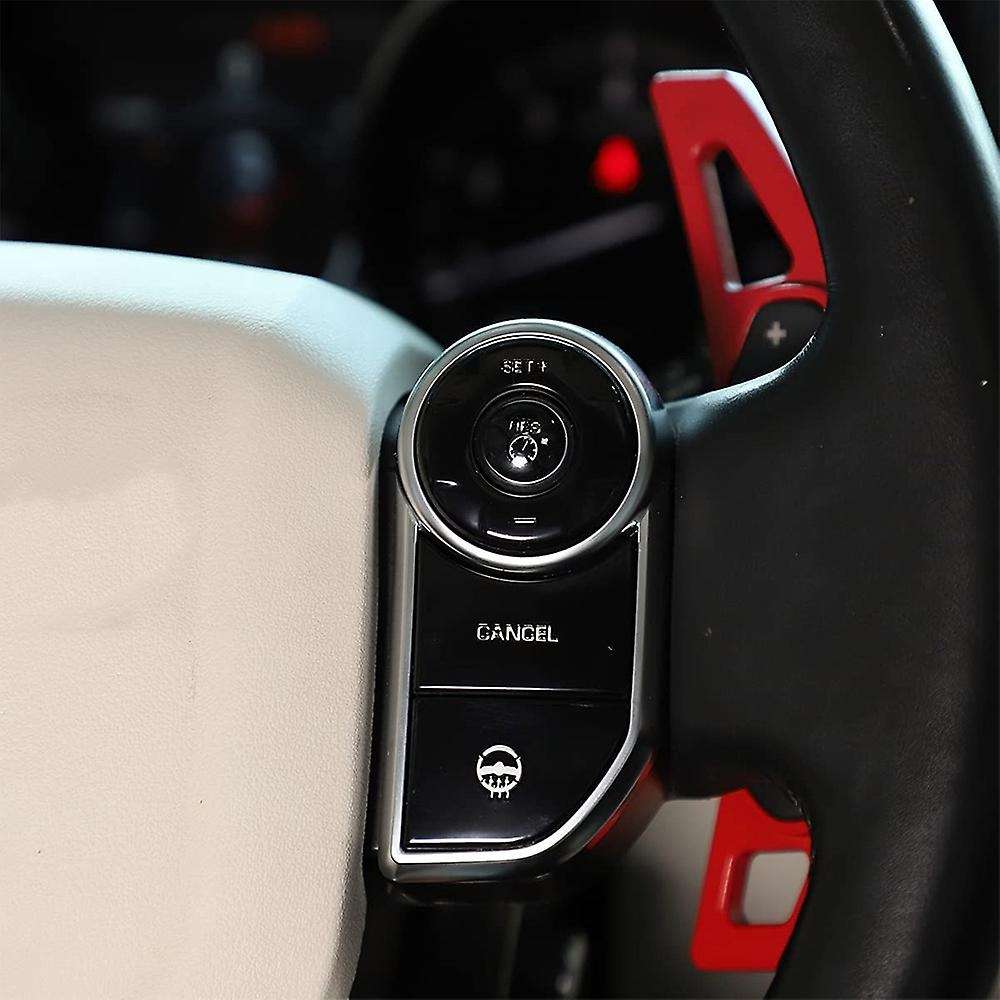 Car Steering Wheel Button Cover for Land Rover Discovery 5 2017-19(b)