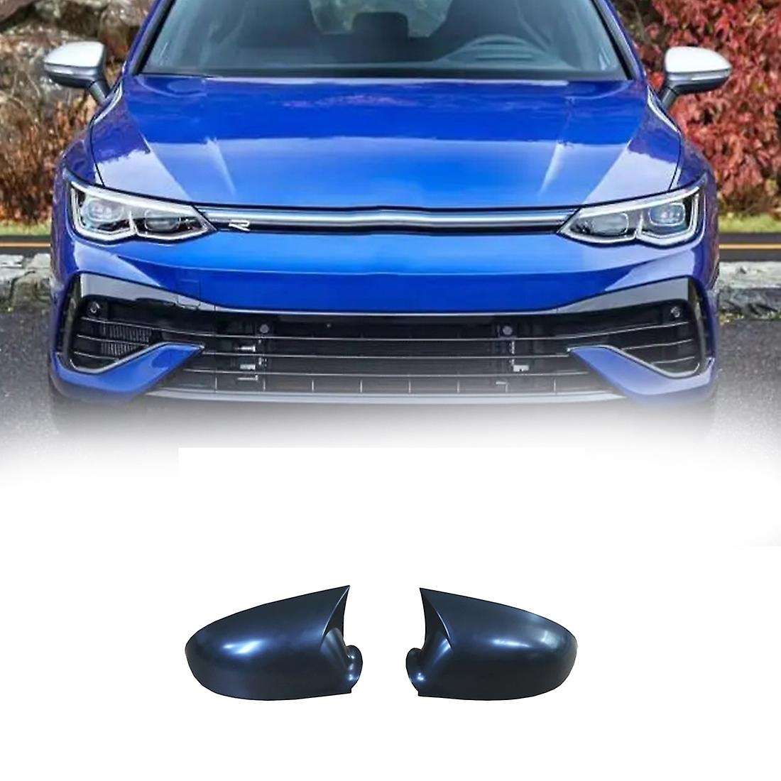 Car Glossy Black Ox Horn Rearview Side Glass Mirror Shell