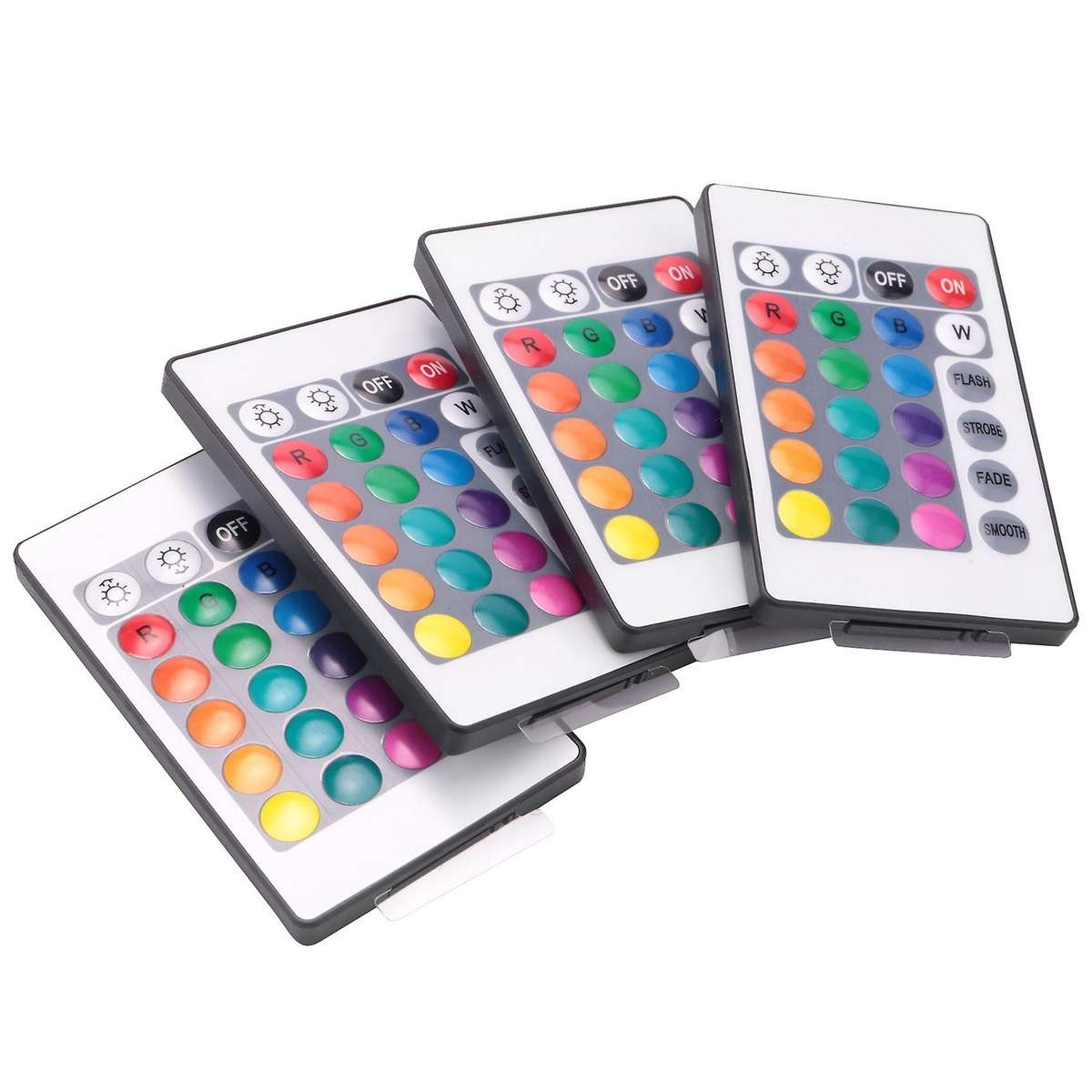 4 Pieces Clear Acrylic Sheets and 4 Pieces Light Base (black Base)