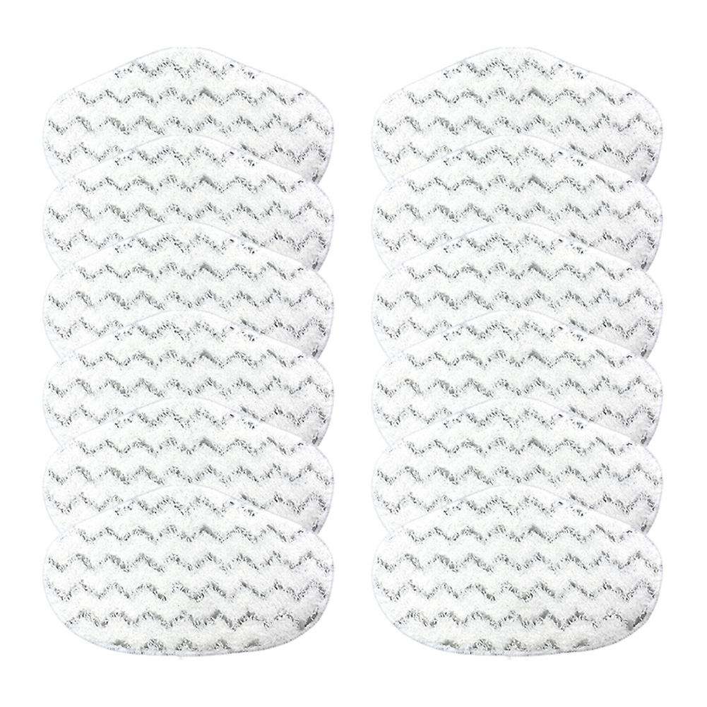 12 Pcs Washable Mop Cloth for Polti Polti Steam Vacuum Cleaner Mops