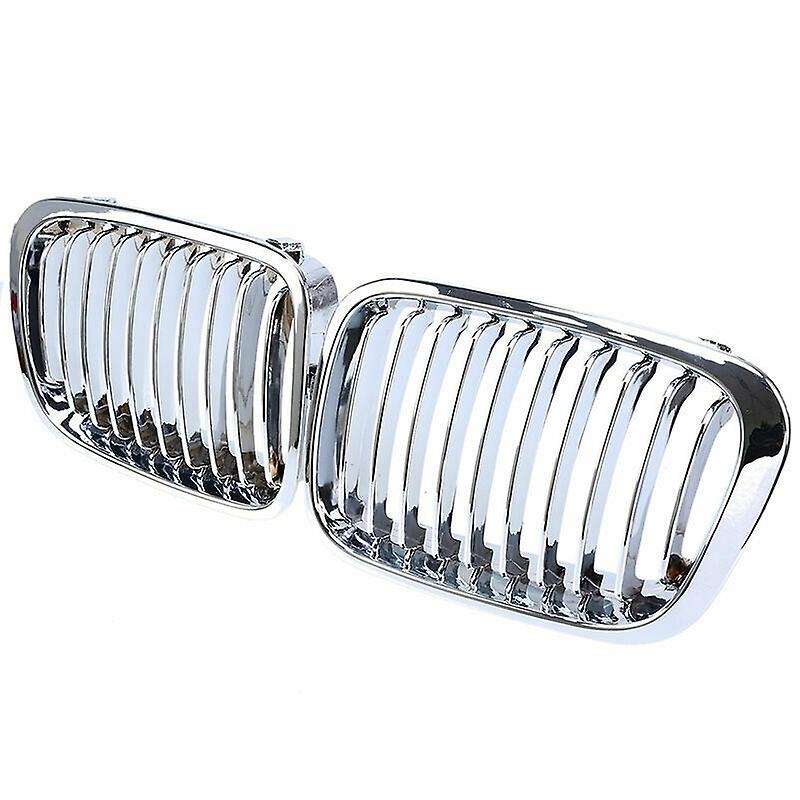 2x Chrome Front Hood Grill for Bmw 1998-2001 E46 320i 323i 325i 328i