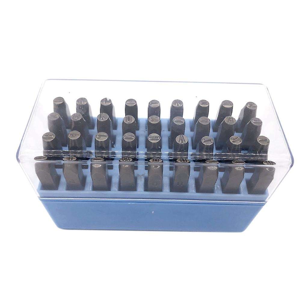 Professional 4mm. Letter and Number Stamp Set with Stamping