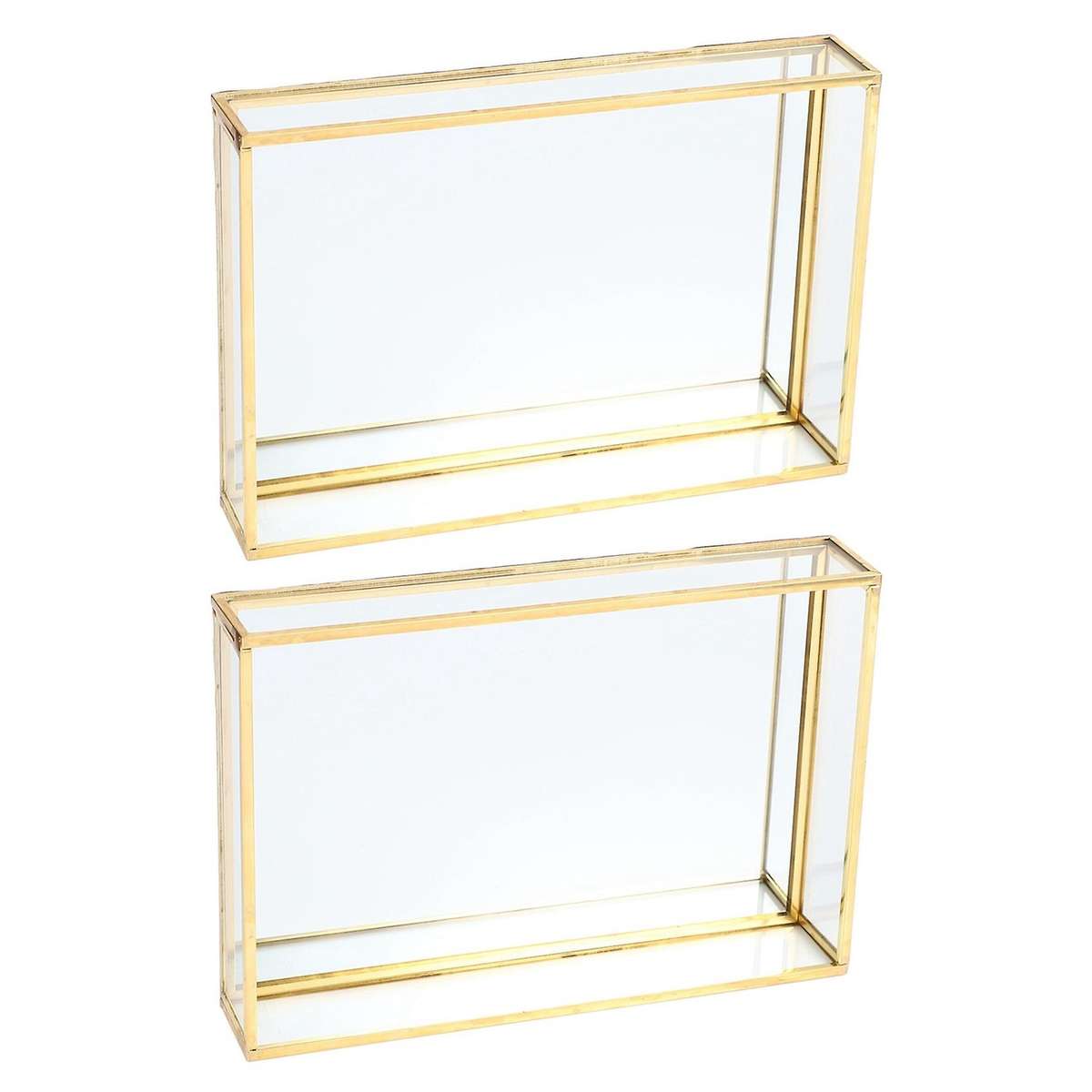 2x Nordic Retro Storage Tray Gold Plate Jewelry Display Home(s)