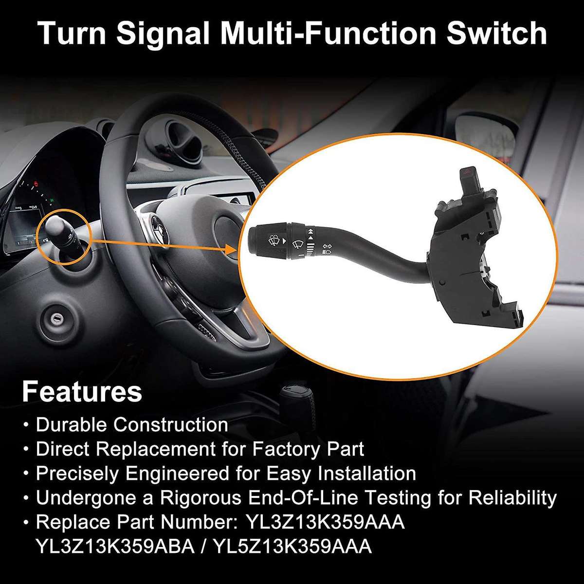 Yl3z13k359aaa Turn Signal Switch for 99-03 Ford Explorer F150 Ranger