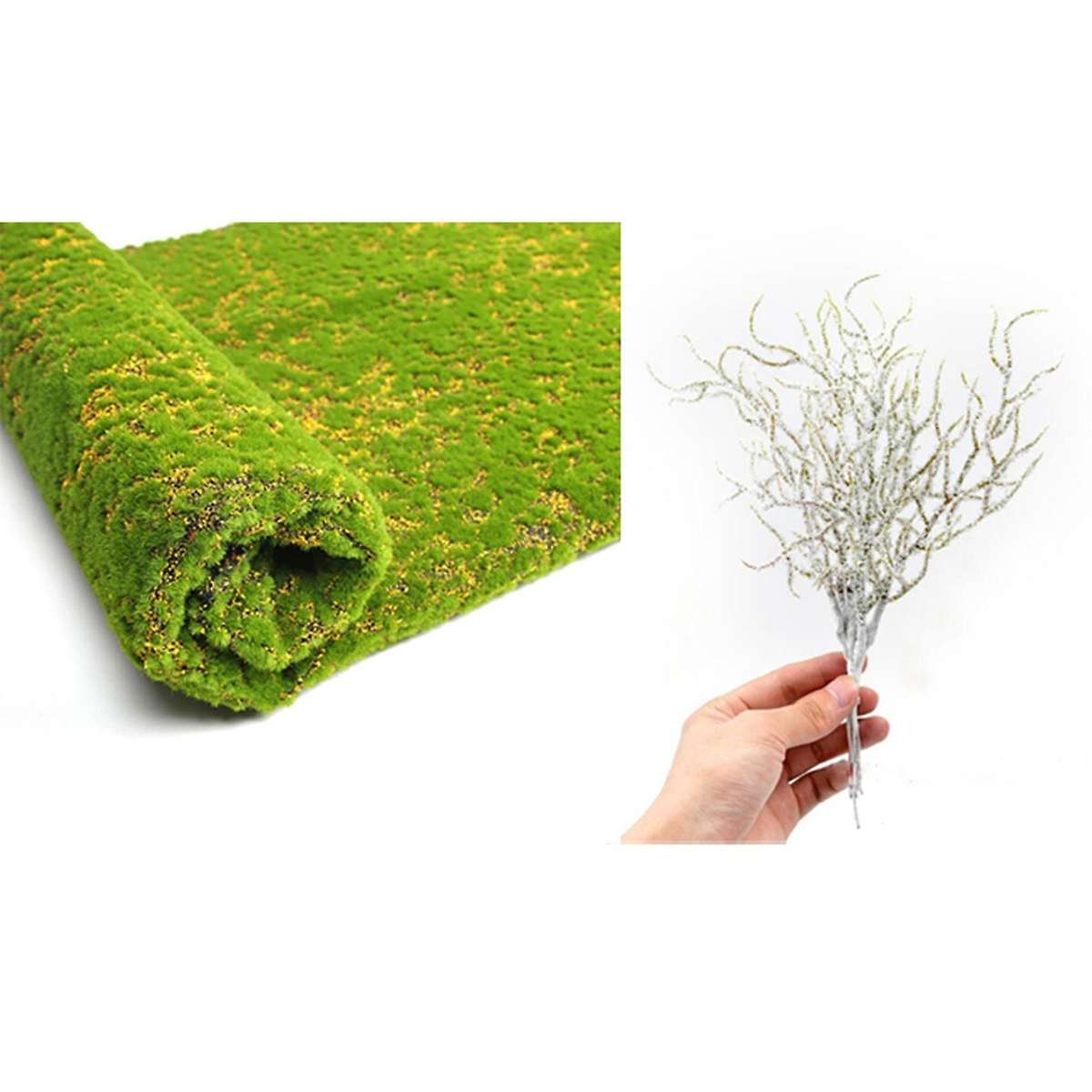 Artificial Moss Fake Green Plants Shop Home Patio Garden Decor