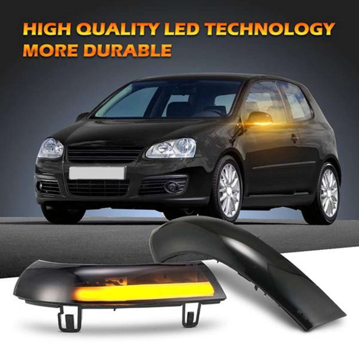 Mirror Led Turn Signal Light for Passat Jetta Mk5 Golf Sharan