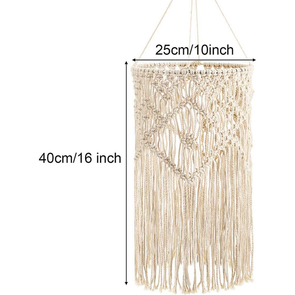 Bohemian Tassel Bedroom & Bathroom Lampshade Warm White