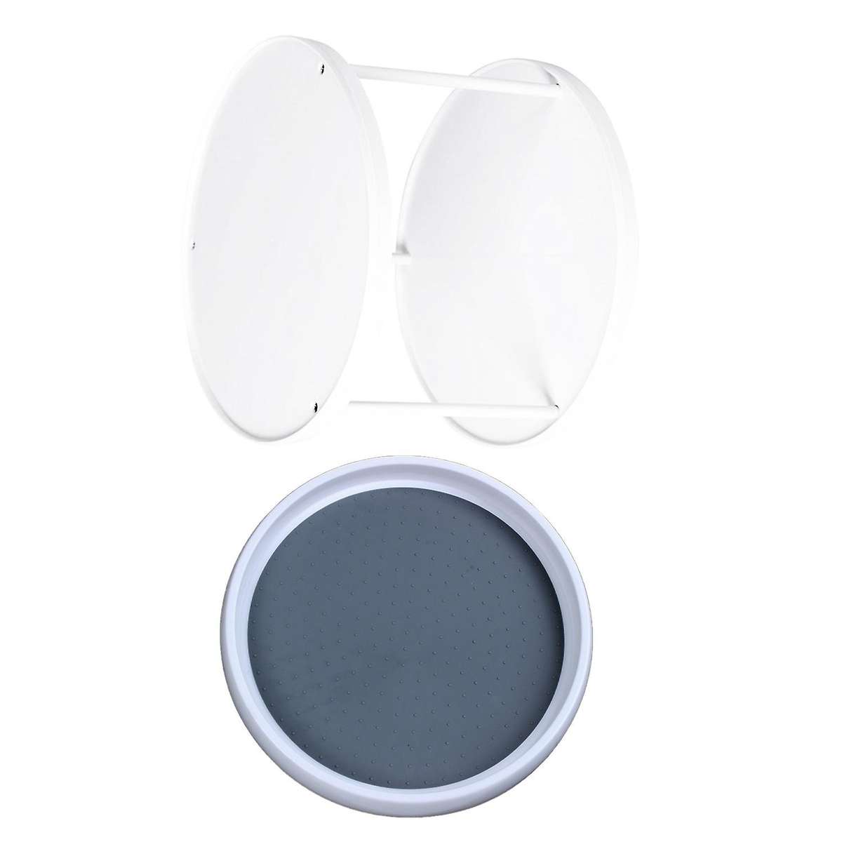 360 Degree Rotating 2 Tier Cake Rack Home Kitchen Storage Rack