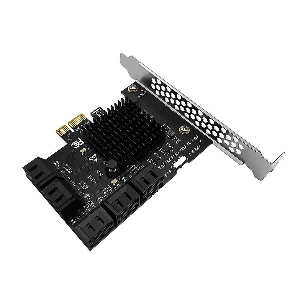 10 Port Sata 3.0 to Pcie X1 Expansion Card Pci Express Sata Adapter