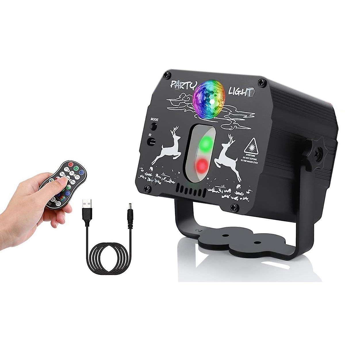 Christmas Party Lights,for Parties 60 Patterns Dj Lights,plug-in Use