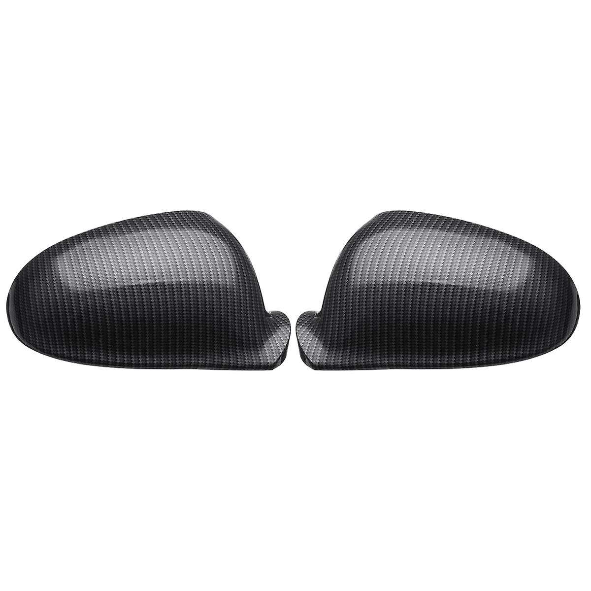 2pcs Carbon Fiber Rearview Mirror Cover for Golf 5 Mk5 2008-2011