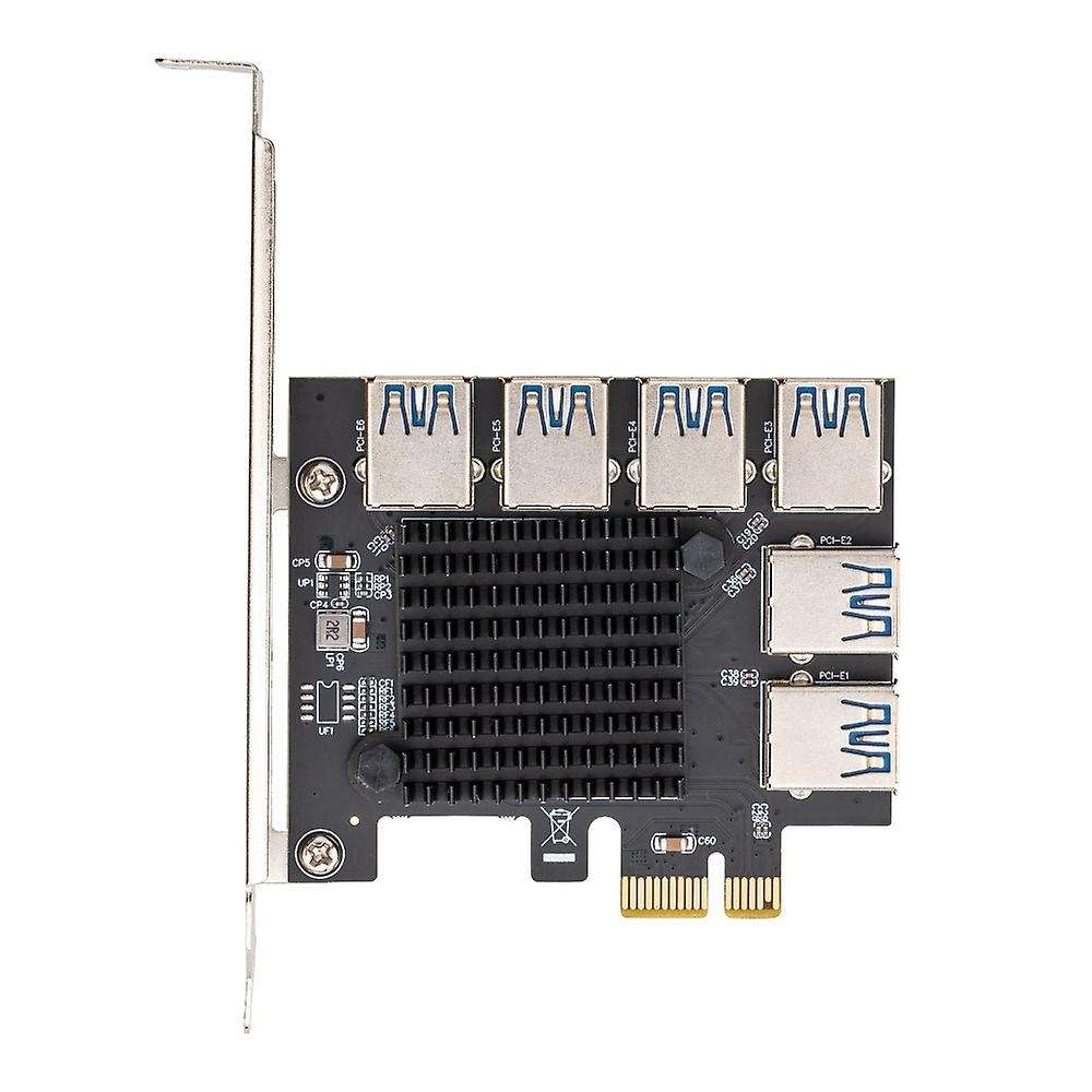 Pci-e Adapter Card 1 to 6pci-e to Pci-e Slot Usb3.0 1 to 6(usb)4+2