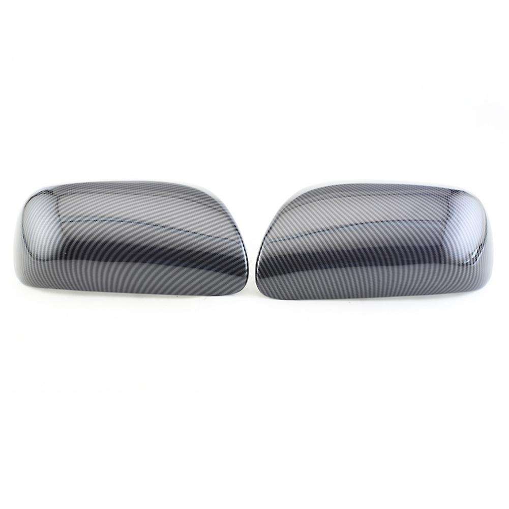 1 Pair Abs Carbon Fiber Rear View Mirror Cover for Toyota Corolla