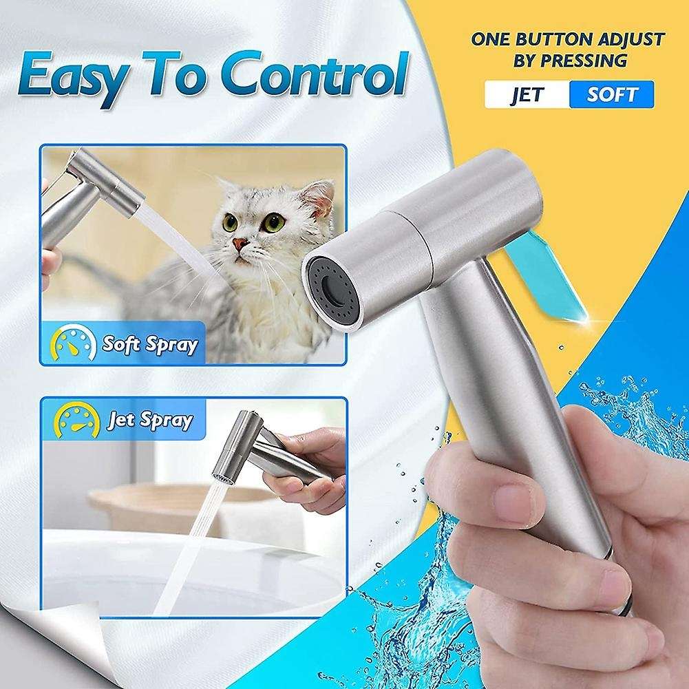 Bidet Sprayer for Toilet, Sprayer Kit with Adjustable Jet Spray