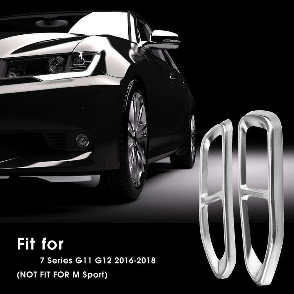 Car Stainless Steel Tail Exhaust Pipe Output Cover For-bmw 7 Series