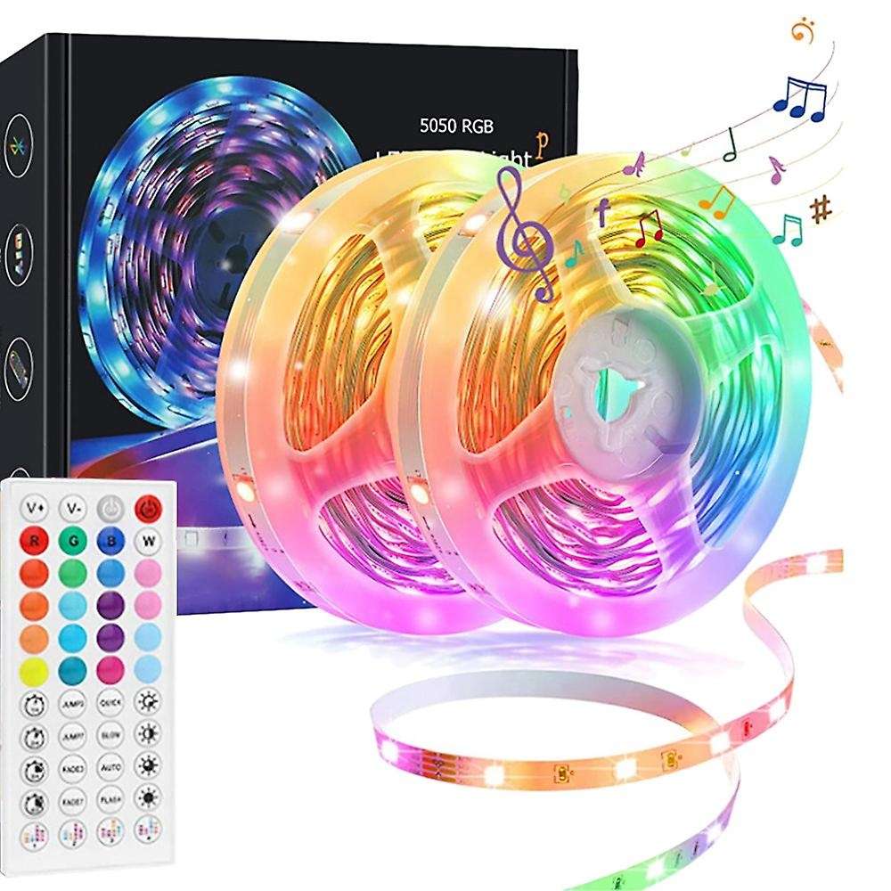 Led Strip 20m 5050rgb Smart Bluetooth App Control Eu Plug