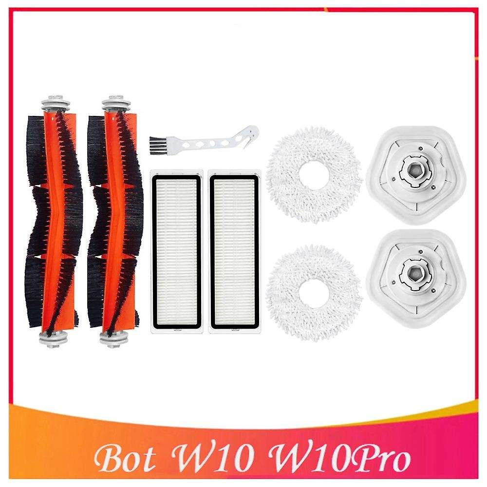 9pcs Replacement Kit Main Brush Filter Mop Cloth Cleaning Brush