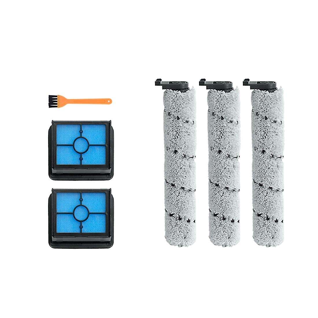 6pcs Roller Brush for Deerma Vx100 Wireless Floor Washer Filter