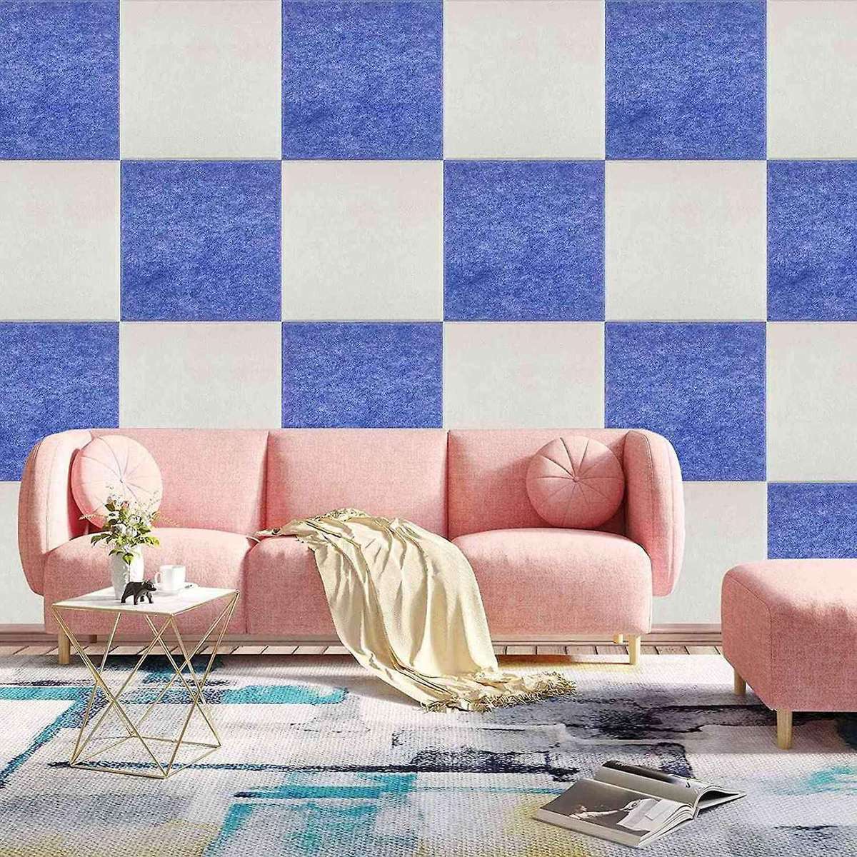 Acoustic Foam Panels,soundproofing Panel,12x12x0.4inch 12pack