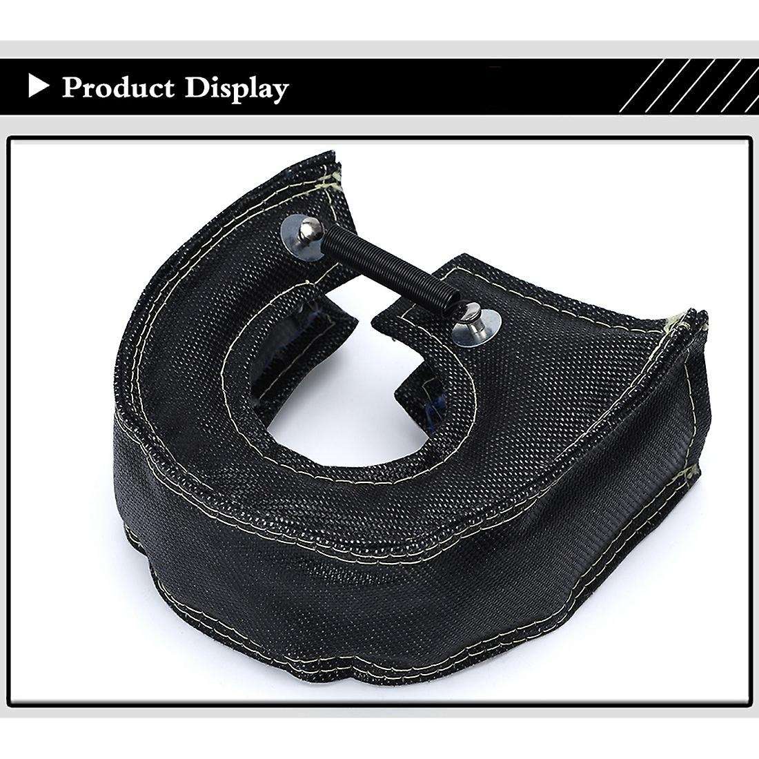 1set T4 Racing Turbocharger Heat Shield Blanket Cover + Pipe Titanium