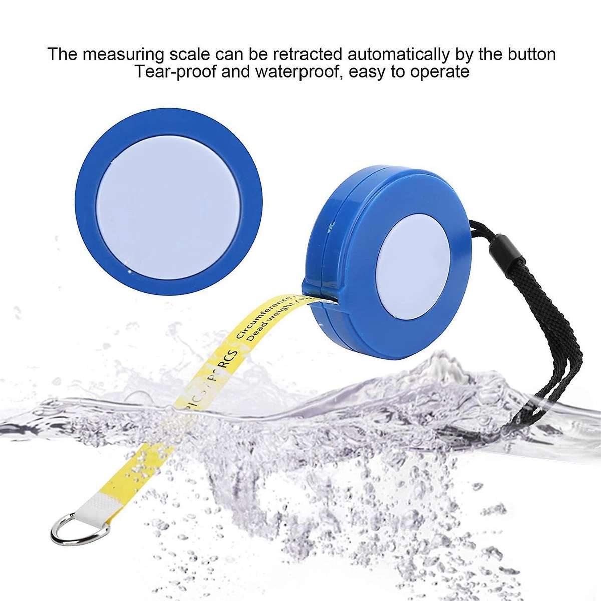 Retractable Measuring Tape for Cattle Pig Weight Waist Measurement
