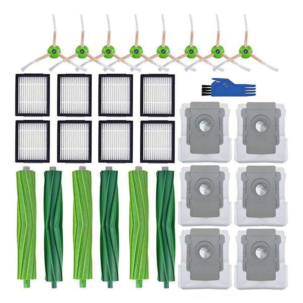 Rolling Brush Hepa Filter Side Brush for Irobot Roomba I7 E5 E6 E7 I