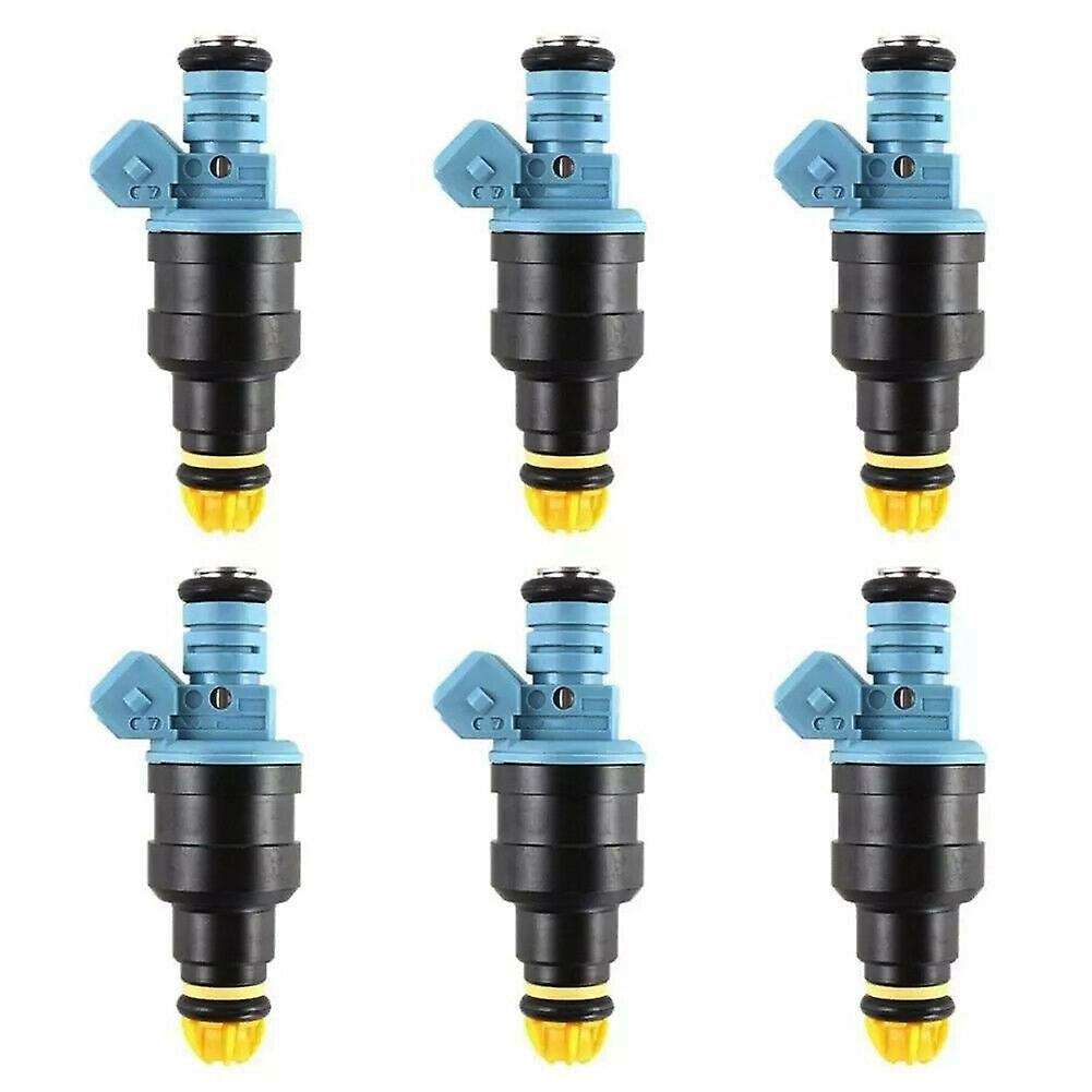 6pcs Car Fuel Injector for -bmw 3 E30 E36 5 E34 8 E31 7 E32 E38z1