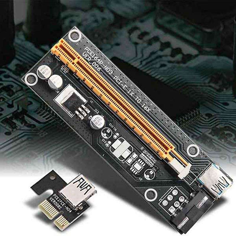 Pci-e Riser for Bitcoin Litecoin Eth Coin,6-pcs Pci-e Riser