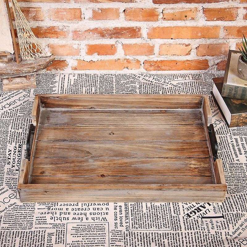 Wood Breakfast Tray Decorative Table Tray Bed Tray Table Tea Tray