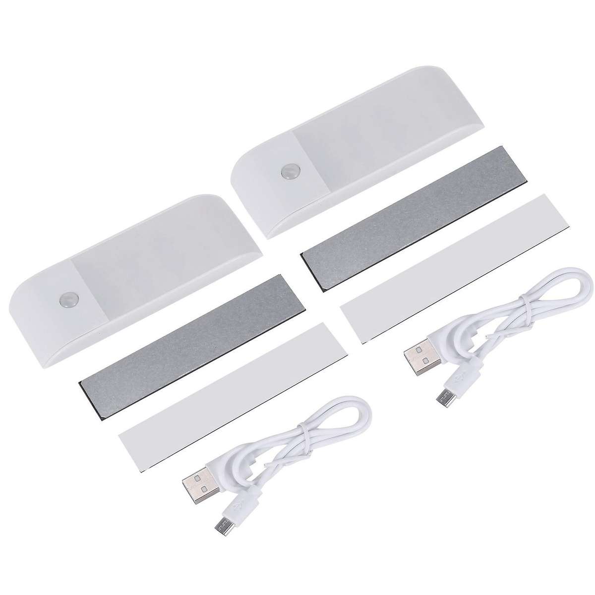 Motion Sensor Light, [2 Pack] Cupboard Night Light Usb Rechargeable