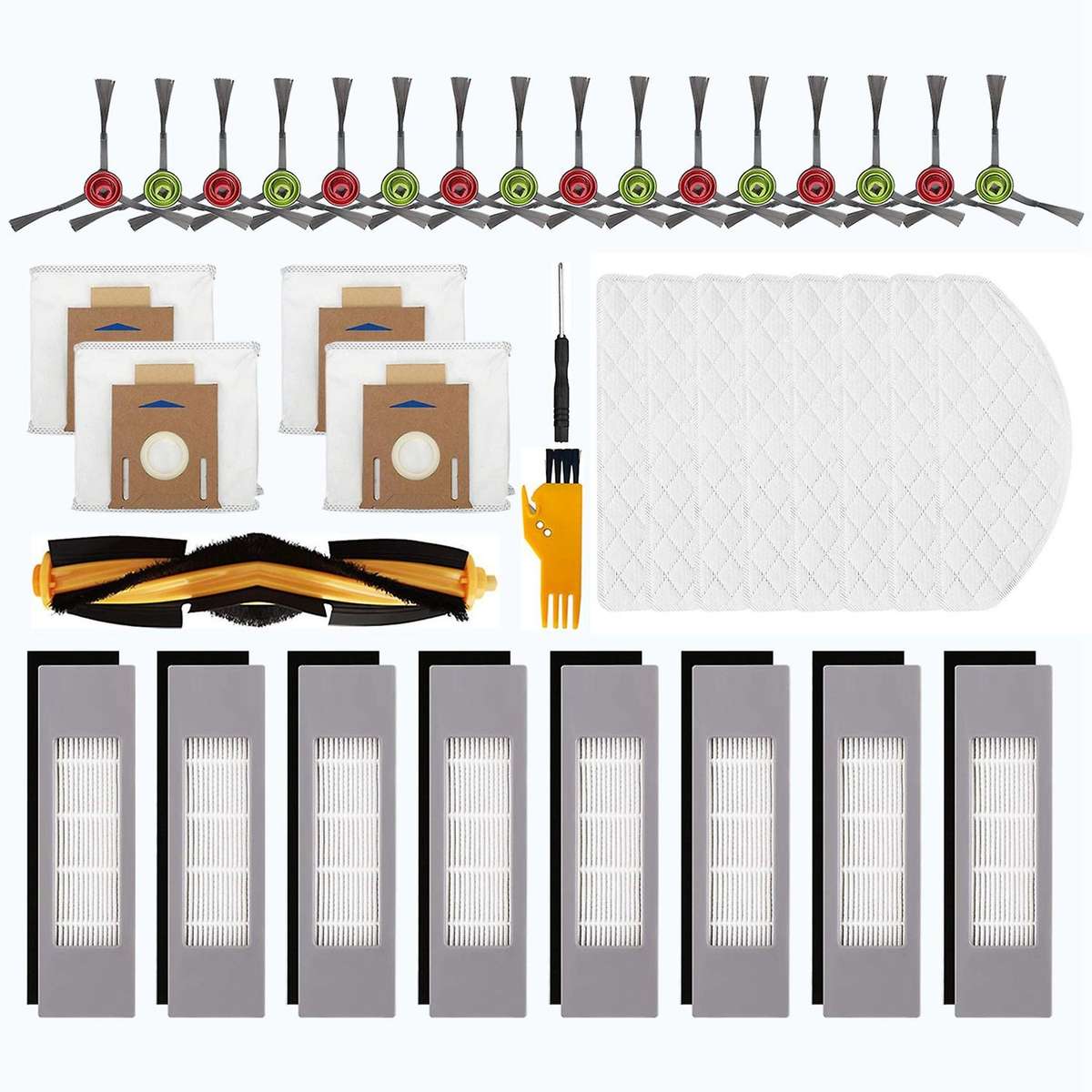 Replacement Accessories for Ecovacs Deebot Ozmo T8 Aivi/t8 Max/n8 Pro