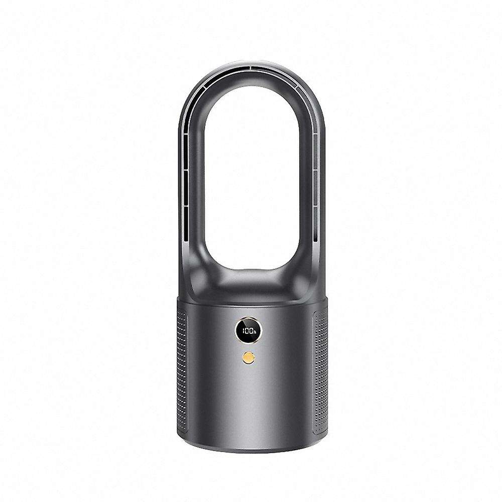 Household Desk Turbo Bladeless Electric Fan Grey