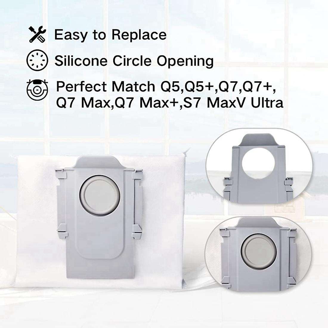1 Set Dust Bags Collector Sets for Xiaomi Roborock S7 Maxv Ultra Q5+